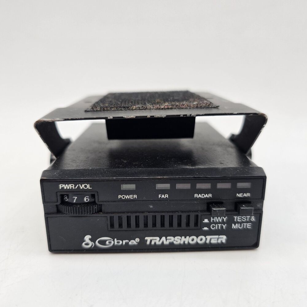 Cobra Trapshooter RD-3110 Radar Detector Unit Only No Power Cord